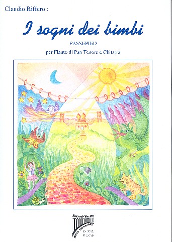 I sogni dei bimbi für Tenor-Panflöte  und Gitarre  Partitur und Stimme