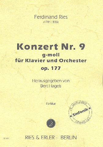 Konzert g-Moll Nr.9 op.177 für Klavier und  Orchester  