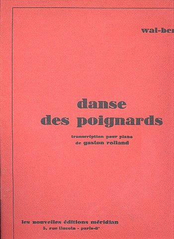 Danse des Poignards  pour piano  