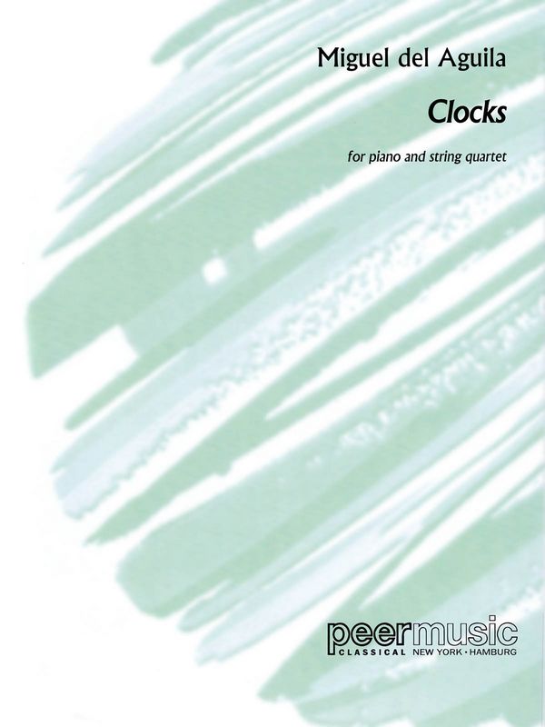 Clocks  for piano and string quartet  score and parts