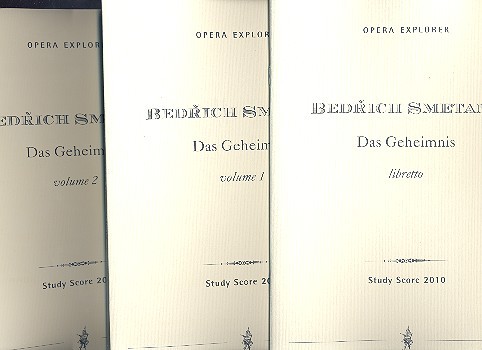 Das Geheimnis  Studienpartitur in 2 Bänden + Libretto (ung)  