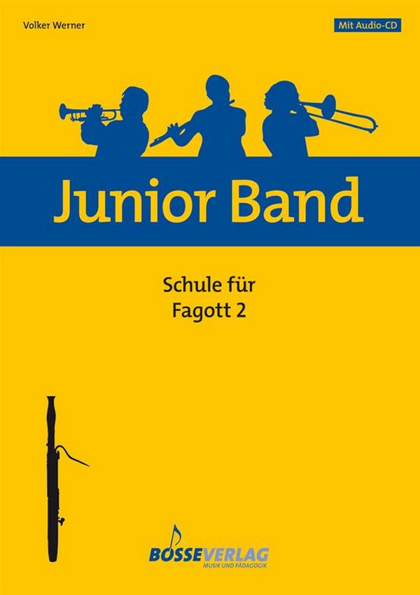 Junior Band Schule Band 2 (+CD)&nbsp;&nbsp;für Blasorchester&nbsp;&nbsp;Fagott