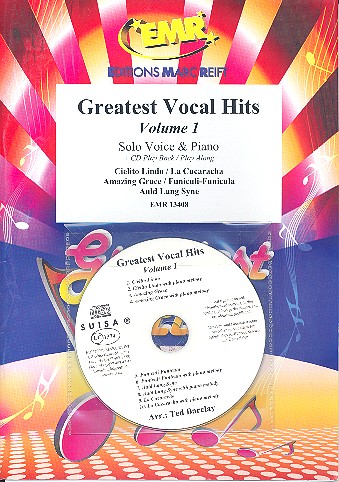 Greatest vocal Hits vol.1 (+CD): for voice&nbsp;&nbsp;and piano&nbsp;&nbsp;