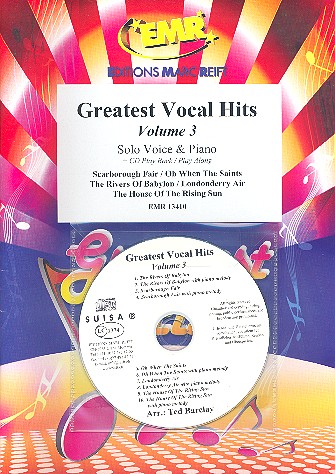 Greatest vocal Hits vol.3 (+CD): for voice&nbsp;&nbsp;and piano&nbsp;&nbsp;