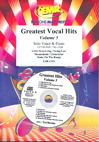 Greatest vocal Hits vol.5 (+CD): for voice&nbsp;&nbsp;and piano&nbsp;&nbsp;