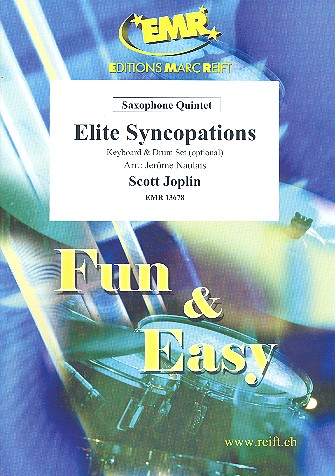 Elite Syncopations für 5 Saxophone  (Keyboard und Schlagzeug ad lib)  Partitur und Stimmen