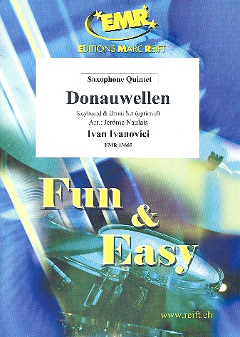 Donauwellen für 5 Saxophone&nbsp;&nbsp;(Keyboard und Schlagzeug ad lib)&nbsp;&nbsp;Partitur und Stimmen