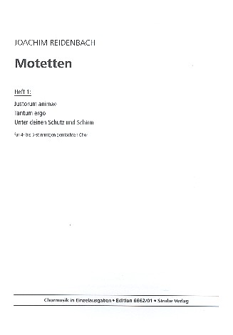 Motetten Band 1 für gem Chor a cappella&nbsp;&nbsp;Partitur&nbsp;&nbsp;
