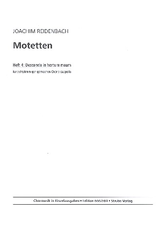 Motetten Band 4 für gem Chor a cappella&nbsp;&nbsp;Partitur&nbsp;&nbsp;