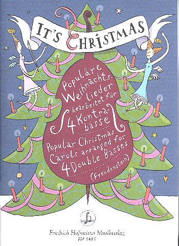 It's Christmas für 4 Kontrabässe&nbsp;&nbsp;Partitur und Stimmen&nbsp;&nbsp;