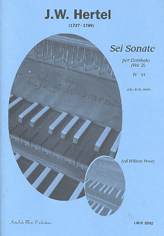 6 Sonaten Band 2 (Nr.4-6)   für Cembalo  