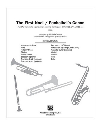 The First Noel  and Pachelbel's Canon in D&nbsp;&nbsp;for orchestra&nbsp;&nbsp;score and parts