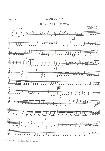 Concerto   per corno di bassetto  Violine 2