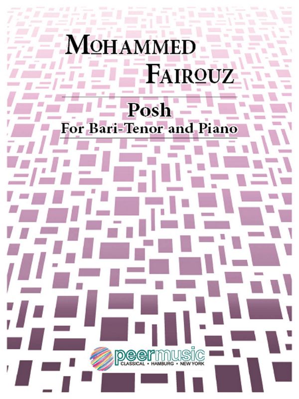 Posh  for baritone (tenor) and piano  