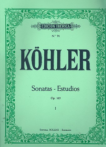 Sonatas - Estudios op.165 vol.1  para piano  