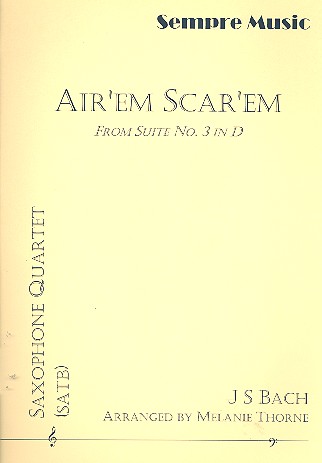 Air'em Scar'em for 4 saxophones (SATBar)&nbsp;&nbsp;score and parts&nbsp;&nbsp;