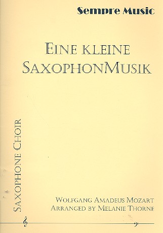 Eine kleine Saxophonmusik for 7 saxophones&nbsp;&nbsp;(SAAATTBar)&nbsp;&nbsp;score and parts