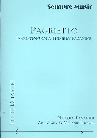 Pagrietto for 4 flutes&nbsp;&nbsp;score and parts&nbsp;&nbsp;