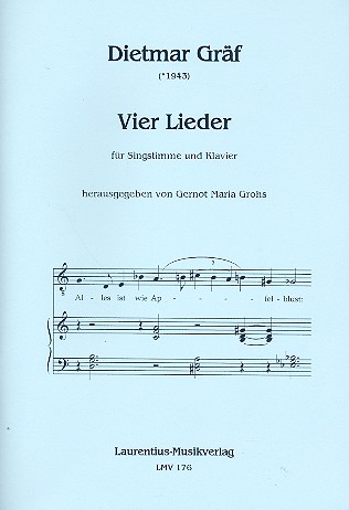 4 Lieder für Gesang und Klavier    