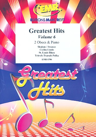 Greatest Hits vol.6 for 2 oboes and piano&nbsp;&nbsp;(percussion ad lib)&nbsp;&nbsp;