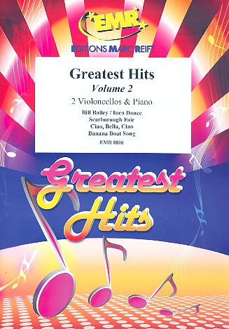Greatest Hits vol.2: for 2 violoncellos&nbsp;&nbsp;and piano (percussion ad lib)&nbsp;&nbsp;