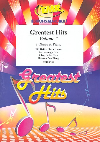 Greatest Hits vol.2: for 2 oboes and piano&nbsp;&nbsp;(percussion ad lib)&nbsp;&nbsp;