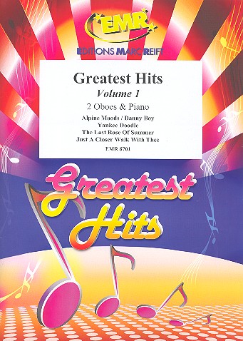 Greatest Hits vol.1: for 2 oboes and piano&nbsp;&nbsp;(percussion ad lib)&nbsp;&nbsp;