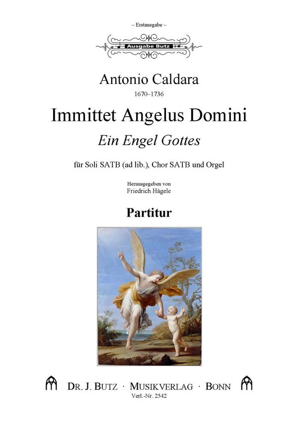 Immittet Angelus Domini  für Soli, gem Chor und Orgel  Partitur