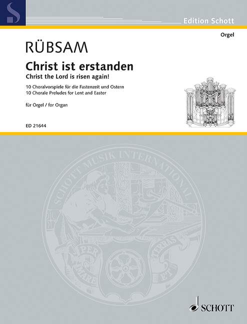Christ ist erstanden&nbsp;&nbsp;für Orgel&nbsp;&nbsp;