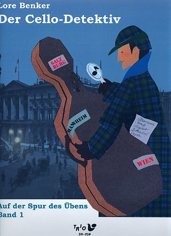 Der Cello-Detektiv Band 1&nbsp;&nbsp;für 1-3 Violoncelli&nbsp;&nbsp;Partitur und Stimmen