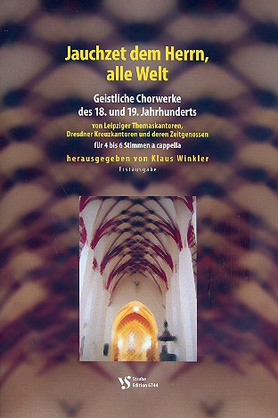 Jauchzet dem Herrn, alle Welt &nbsp;&nbsp;für gem Chor a cappella&nbsp;&nbsp;Partitur