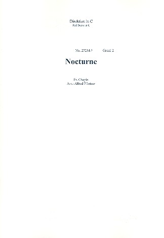 Nocturne für Orchester (Schulorchester)&nbsp;&nbsp;Partitur&nbsp;&nbsp;