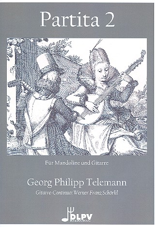 Partita G-Dur Nr.2 TWV41:G2  für Mandoline und Gitarre  Partitur und Stimmen