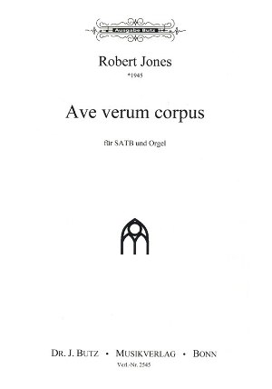 Ave verum corpus&nbsp;&nbsp;für gem Chor und Orgel&nbsp;&nbsp;Partitur