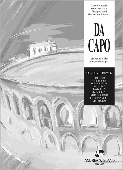 Da capo  für gem Chor und Orchester  Ergänzungsstimmen (Kopiervorlage)