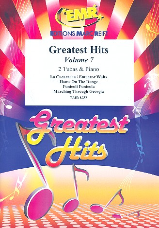 Greatest Hits vol.7: for 2 tubas&nbsp;&nbsp;and piano (percussion ad lib)&nbsp;&nbsp;score and parts