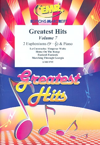 Greatest Hits vol.7: for 2 euphoniums&nbsp;&nbsp;and piano (percussion ad lib)&nbsp;&nbsp;score and parts