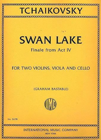 Swan Lake - Finale from Act 4&nbsp;&nbsp;for 2 violins, viola and cello&nbsp;&nbsp;score and parts