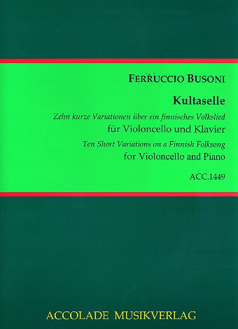 Kultaselle KiV237&nbsp;&nbsp;für Violoncello und Klavier&nbsp;&nbsp;