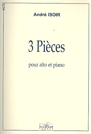 3 pièces pour alto et piano    