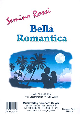 Bella romantica:  für Klavier (Gesang/Gitarre)  