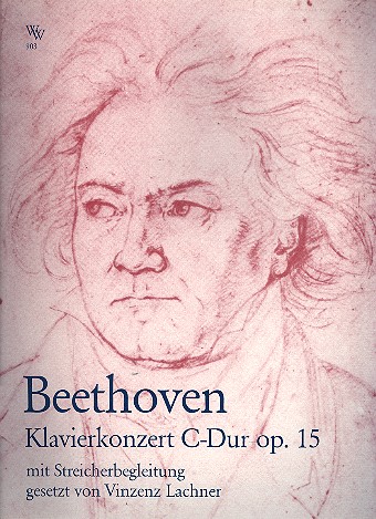Konzert C-Dur Nr.1 op.15&nbsp;&nbsp;für Klavier und Streicher&nbsp;&nbsp;Partitur