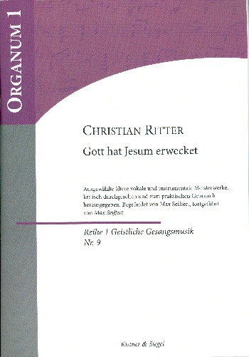 Gott hat Christum erwecket  für Soli, gem Chor und Orchester  Partitur (= Orgel)
