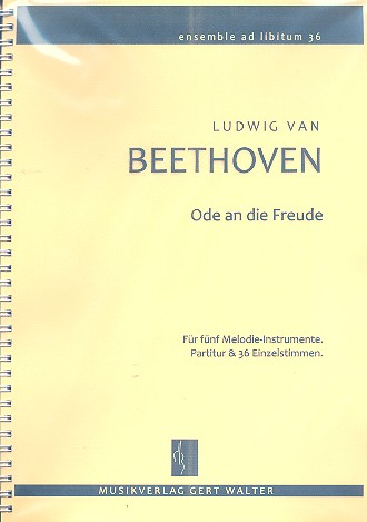 Ode an die Freude&nbsp;&nbsp;für flexibles Ensemble&nbsp;&nbsp;Partitur und Stimmen