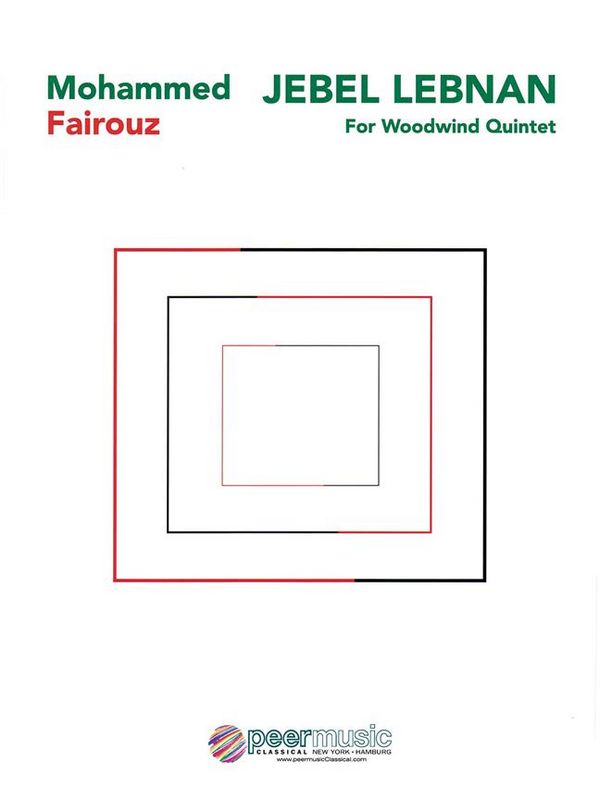 Jebel Lebnan  for woodwind quintet  score and parts