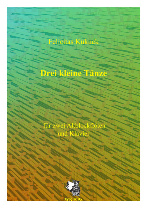 3 kleine Tänze für 2 Altblockflöten und Klavier  Stimmen  