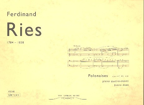 3 Polonaises für Klavier zu 4 Händen  Spielpartitur  