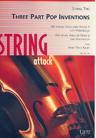 3-Part Pop Inventions für Violine, Viola  (Violine 2) und Violoncello  Partitur und Stimmen