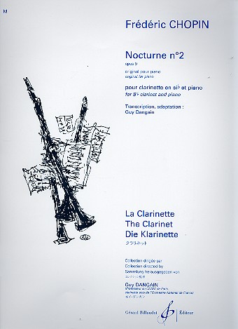 Nocturne no.2 op.9 pour clarinette&nbsp;&nbsp;et piano&nbsp;&nbsp;
