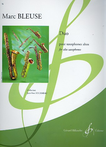 Duo pour 2 saxophones alto&nbsp;&nbsp;partition&nbsp;&nbsp;
